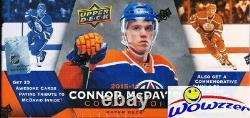 15/16 UD Connor McDavid Collection Factory Sealed Box-25 ROOKIE Cards+JUMBO RC