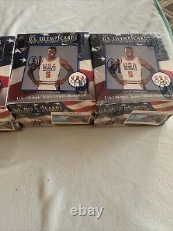 1992 Impel U. S. Olympic Hopefuls 4 Factory Sealed Boxes Jordan & Dream Team