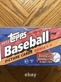 1993 Topps Baseball Series 1 Factory Sealed Box Derek Jeter RC