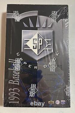 1993 Upper Deck SP Foil Baseball Factory Sealed Box Get That Jeter Rookie