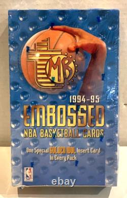 1994-95 Topps Embossed Basketball Factory Sealed Hobby Box