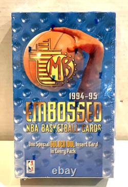 1994-95 Topps Embossed Basketball Factory Sealed Hobby Box