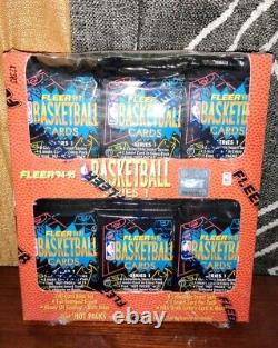 1994 Fleer Series One Factory Sealed JUMBO Basketball Box