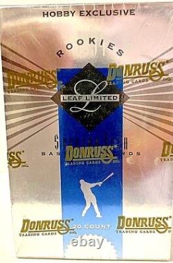 1994 Leaf Limited Rookies Baseball Factory Sealed Hobby Box Alex Rodriguez