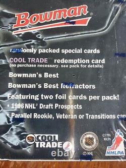 1995-96 BOWMAN NHL Hockey Trading Cards, Factory-Sealed Hobby Box NEW