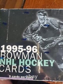 1995-96 BOWMAN NHL Hockey Trading Cards, Factory-Sealed Hobby Box NEW