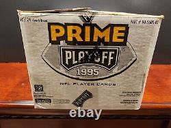 1995 Playoff Prime Football Factory CASE WITH 12 FACTORY SEALED BOXES. RARE