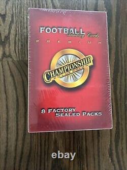 2002 Championship Collection Football Trading Cards Box Factory Sealed