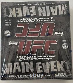 2010 Topps UFC Main Event MASSIVE 24 Pack Factory Sealed Retail Box-AUTO/RELIC