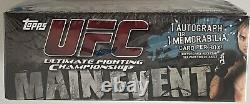 2010 Topps UFC Main Event MASSIVE 24 Pack Factory Sealed Retail Box-AUTO/RELIC