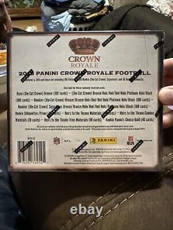 2013 Panini Crown Royale Football Factory Sealed Retail Box-2 AUTOGRAPH/MEM