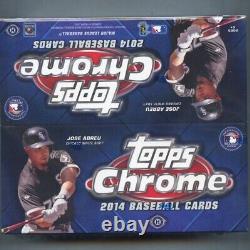 2014 Topps Chrome Baseball Factory Sealed Jumbo Box