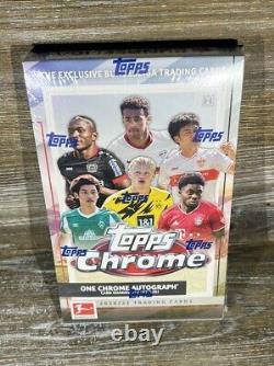 2020-21 Topps Chrome Bundesliga Soccer Factory Sealed Hobby Box