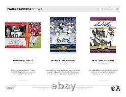 2020 Panini Plates & Patches Football Box Hobby Factory Sealed Box