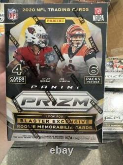 2020 Panini Prizm NFL Football Blaster Box FACTORY SEALED Joe Burrow