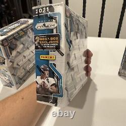 2021 Panini Prizm NFL Football Factory Sealed Mega Box Walmart LOT OF 3