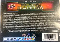 2022-23 Upper Deck Black Diamond Hockey Factory Sealed Hobby Box