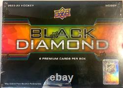 2022-23 Upper Deck Black Diamond Hockey Factory Sealed Hobby Box