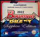 2022 Bowman Draft Sapphire Edition Baseball Mlb Factory Sealed Hobby Box