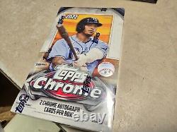 2022 Topps Chrome Baseball Hobby Box Factory Sealed (24 packs/box, 4 Cards/pack)