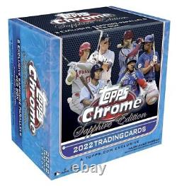 2022 Topps Chrome Sapphire Edition Baseball Hobby Box FACTORY SEALED