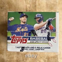 2022 Topps Update Baseball Jumbo Hobby Box Factory Sealed