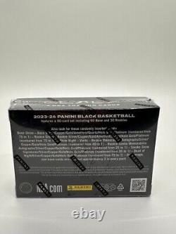 2023-24 Panini Black NBA Basketball Hobby Box Factory Sealed