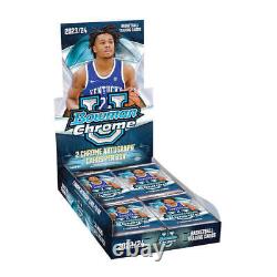 2023-24 Topps Bowman University Chrome Basketball Hobby Factory Sealed Box