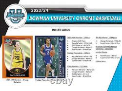 2023-24 Topps Bowman University Chrome Basketball Hobby Factory Sealed Box