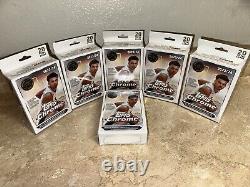 2023-24 Topps Chrome Basketball Hanger Lot Of 6 Boxes Factory Sealed