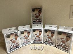 2023-24 Topps Chrome Basketball Hanger Lot Of 6 Boxes Factory Sealed