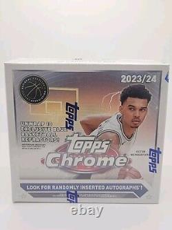 2023-24 Topps Chrome NBA Basketball Factory Sealed Mega Monster Box In Hand NIP