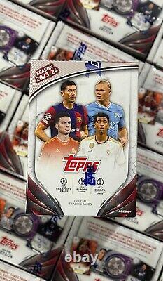 2023/24 Topps UEFA Club Competitions Factory Sealed Blaster Box Case (40) SEALED