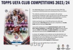2023/24 Topps UEFA Club Competitions Factory Sealed Blaster Box Case (40) SEALED