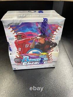 2023 Bowman Chrome Baseball Factory Sealed Hobby Box MLB