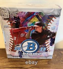 2023 Bowman Chrome Baseball Factory Sealed Hobby Box MLB -2 AUTOS Per Box