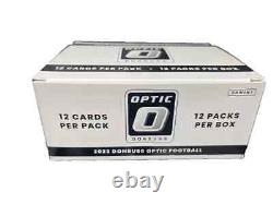 2023 Panini Donruss Optic NFL Cello Fat Pack Box 12 Factory Sealed Packs