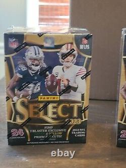 2023 Panini Select Football Blaster Box Lot of 3 Factory Sealed/In-hand