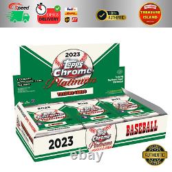 2023 Topps Chrome Platinum'54 Baseball FACTORY SEALED Hobby Box