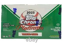 2023 Topps Chrome Platinum 54 Baseball FACTORY SEALED Hobby Box NEW