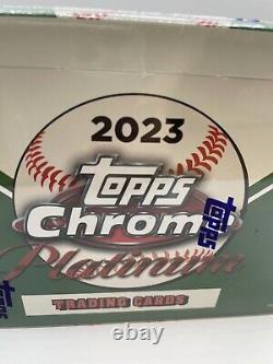 2023 Topps Chrome Platinum 54 Baseball FACTORY SEALED Hobby Box NEW