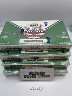 2023 Topps Chrome Platinum 54 Baseball FACTORY SEALED Hobby Box NEW