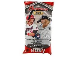 2024 BOWMAN BASEBALL (1) JUMBO HTA HOBBY BOX withCHROME BRAND NEW FACTORY SEALED