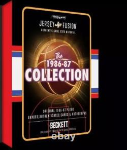 2024 Jersey Fusion 1986-87 Fleer NBA Collection Factory Sealed Pack Box