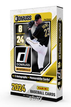 2024 Panini Donruss Baseball Factory Sealed Hobby Box! PRESALE