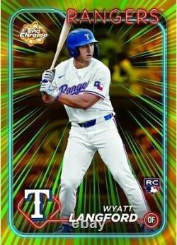 2024 Topps Chrome Baseball Factory Sealed Value Box Baseball Complete Sets