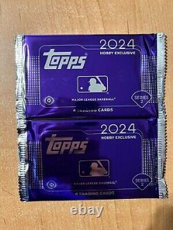 2024 Topps Series 2 Lot of (12) Factory Sealed Silver 1989 Chrome Packs