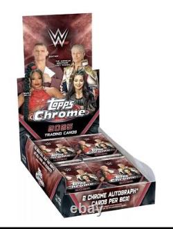 2025 Topps WWE Chrome Hobby Box Factory Sealed Presale