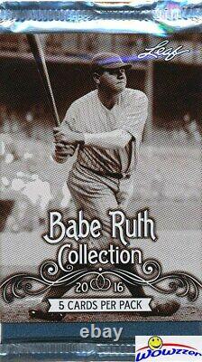 (5) 2016 Leaf Babe Ruth Collection FACTORY SEALED Boxes-100 Packs-Look for AUTO