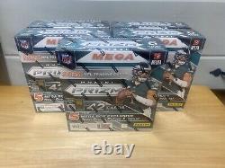 (5) Panini Prizm 2024 NFL Mega Box Factory Sealed